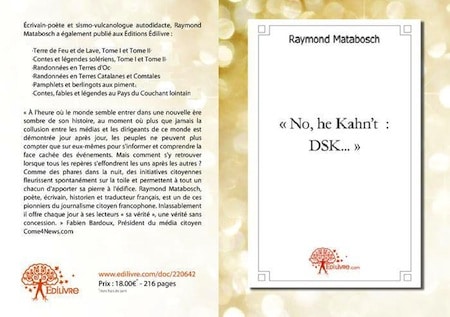 « NO HE KAN’T : DSK » : Interview de Raymond Matabosch